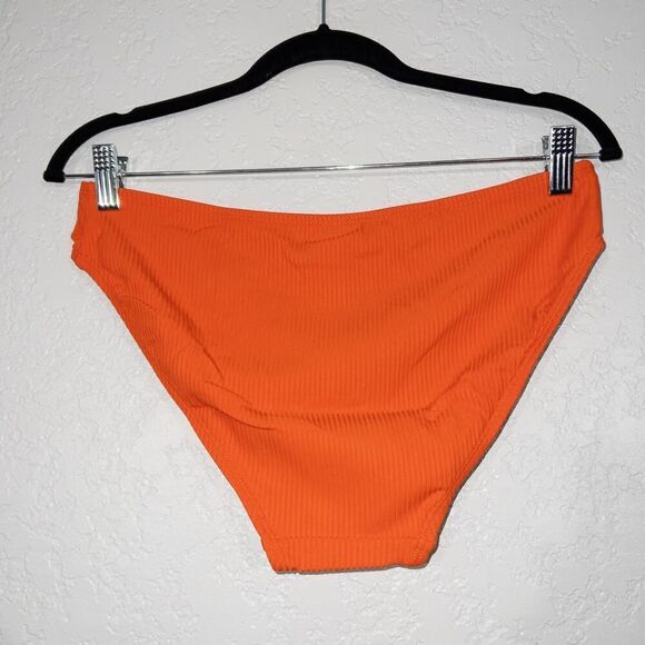 NWT Andie Siren Orange Bikini Rib Bottom Size Large - Picture 4 of 4